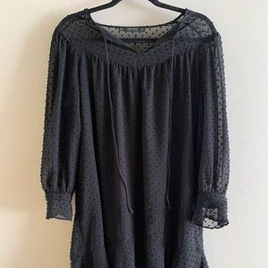 Black Zara Smock Dress